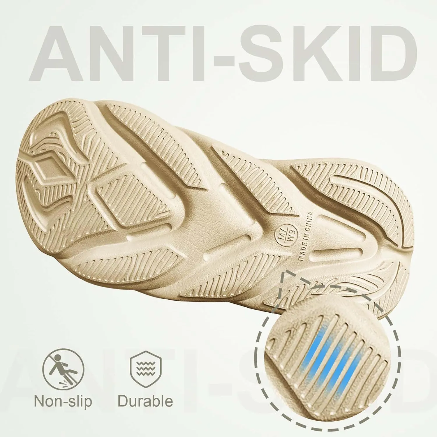 Recovery Slides for Men and Women - Orthopedic Sandals with Arch Support & Thick Cushion, Plantar Fasciitis Slippers, Lightweight Non-Slip Slides for Post-Workout Recovery