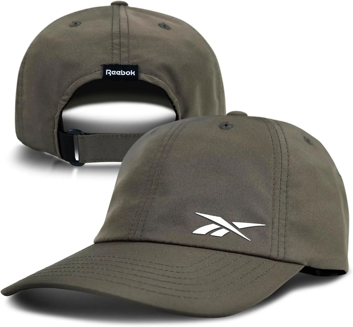 Reebok Lightweight Adjustable Performance Running Cap for Men and Women (One Size Fits Most)