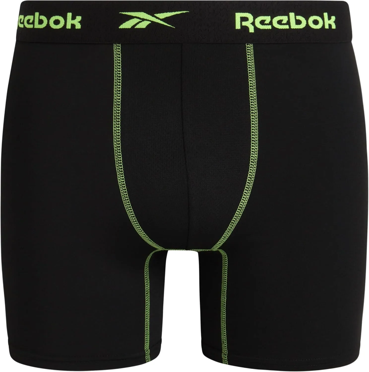 Reebok Mens Boxer Briefs - 4 Pack Moisture Wicking Stretch Performance Mens Underwear Boxers with Contour Pouch (Sizes: S-XL)