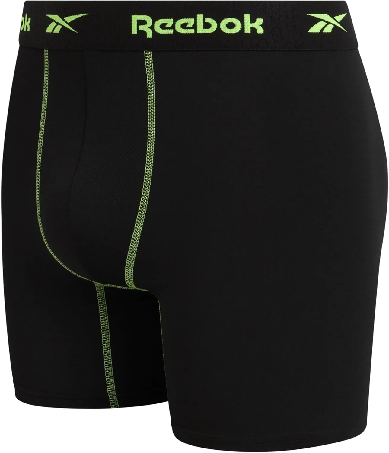 Reebok Mens Boxer Briefs - 4 Pack Moisture Wicking Stretch Performance Mens Underwear Boxers with Contour Pouch (Sizes: S-XL)