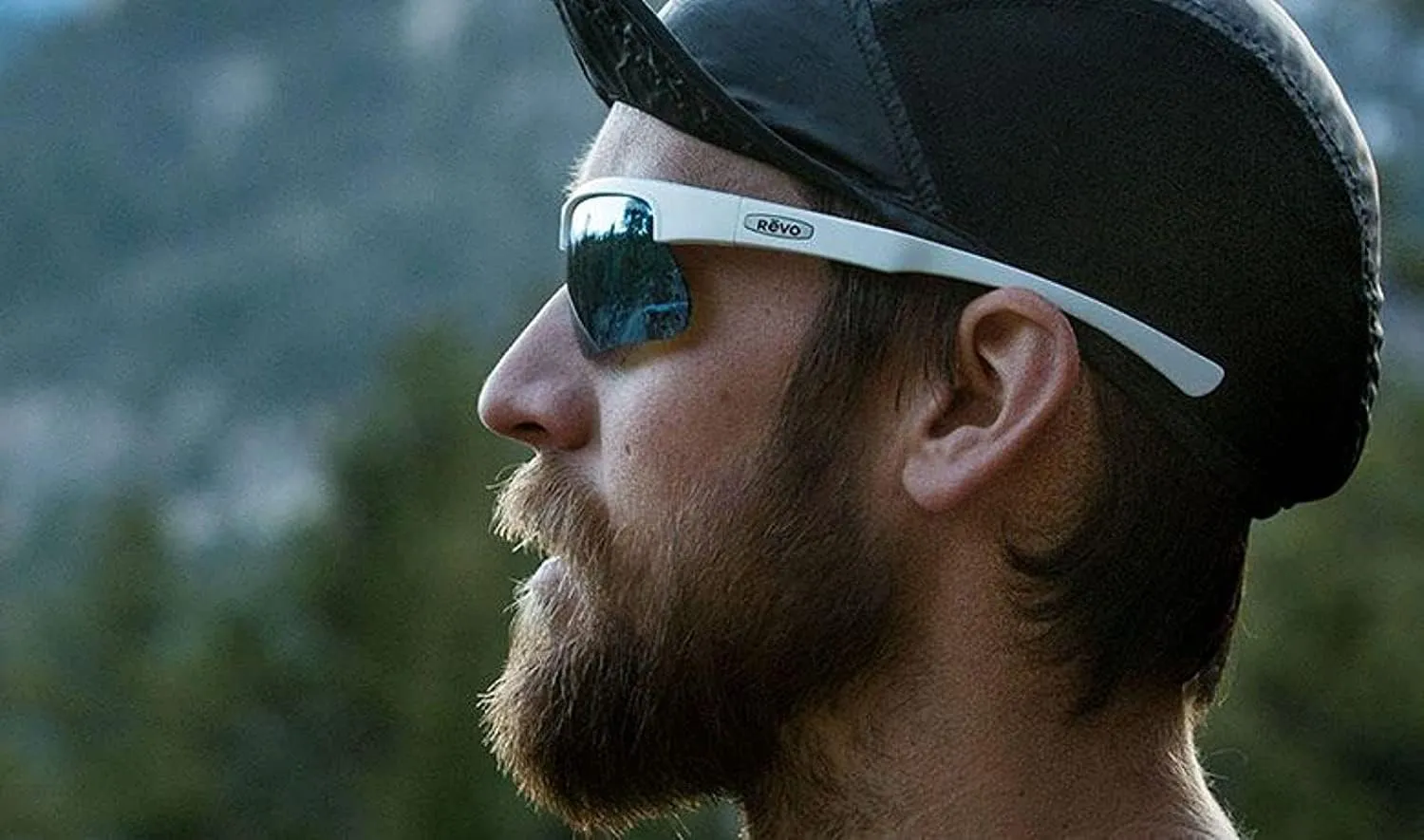 Revo Sunglasses Cusp S: Polarized Lens Filters UV, Semi-Rimless Rectangle Wrap Frame