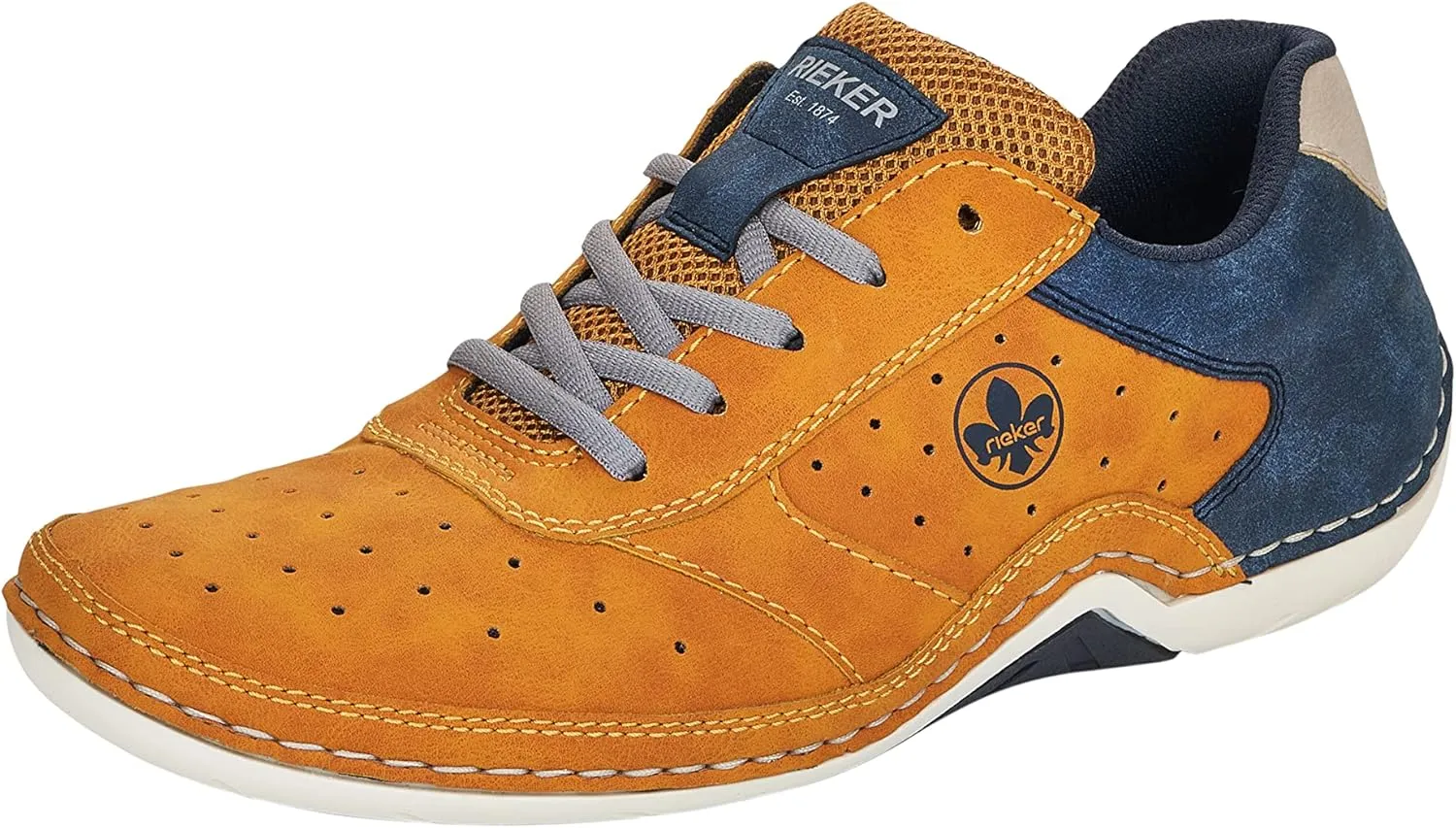 Rieker Men's Classic Lace-up Half Shoe