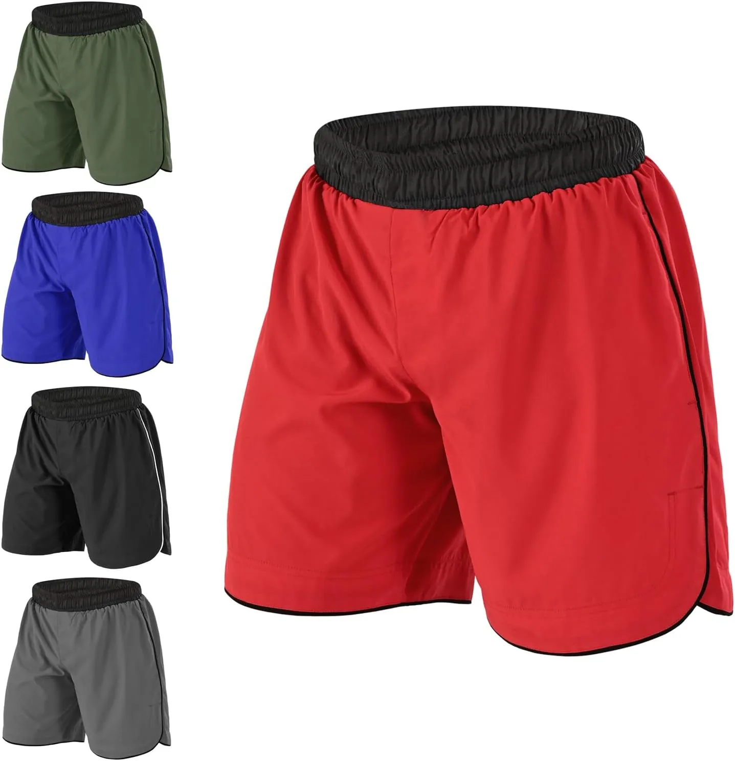 ROAR-INT MMA Boxing Shorts Grappling Shorts Nogi Kickboxing Short Boxing Trunks MMA Shorts Brazilian Jiu Jitsu Shorts