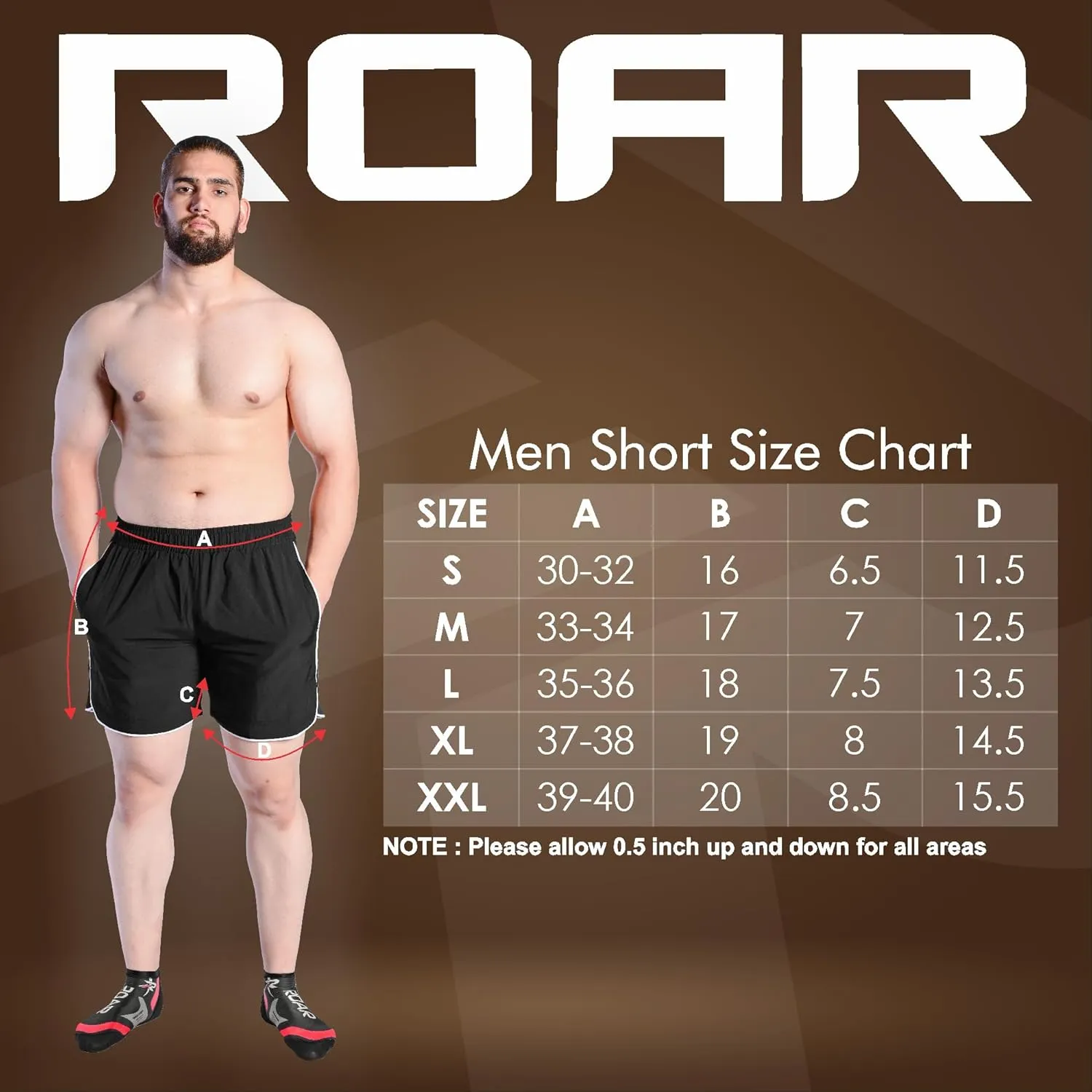 ROAR-INT MMA Boxing Shorts Grappling Shorts Nogi Kickboxing Short Boxing Trunks MMA Shorts Brazilian Jiu Jitsu Shorts
