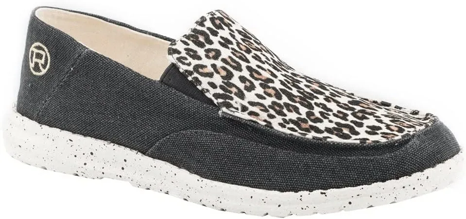 ROPER Womens Hang Loose Slip On Sneakers Shoes Casual - Black