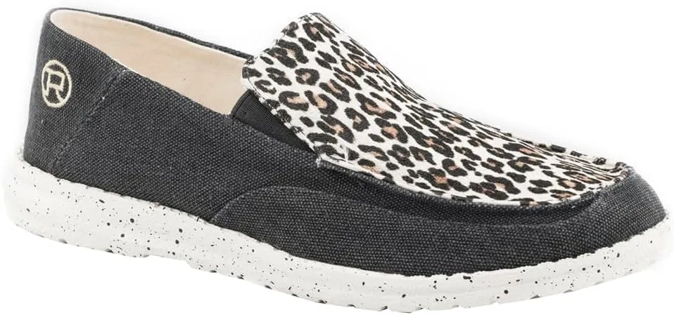 ROPER Womens Hang Loose Slip On Sneakers Shoes Casual - Black