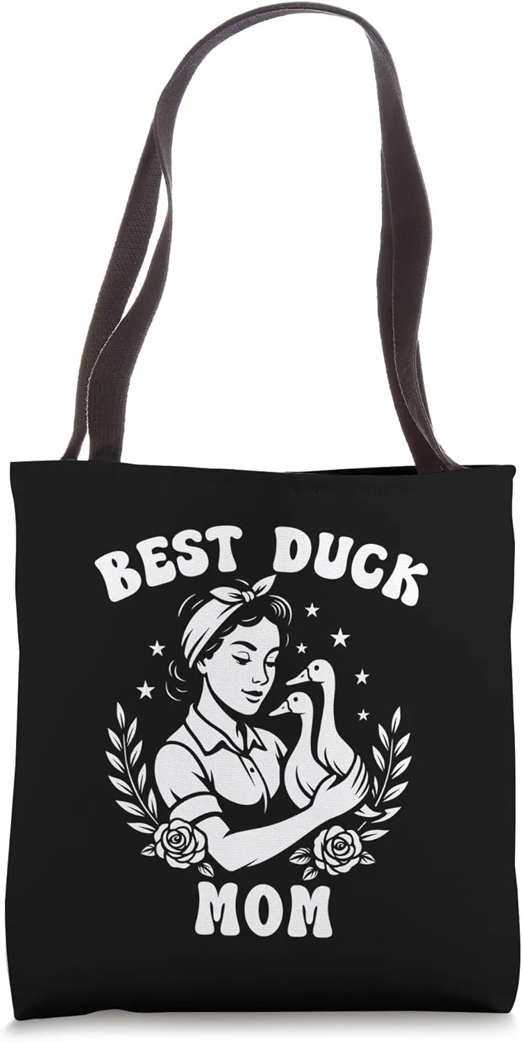 Runner Duck Mom Indian Runners Cute Duck Tote Bag