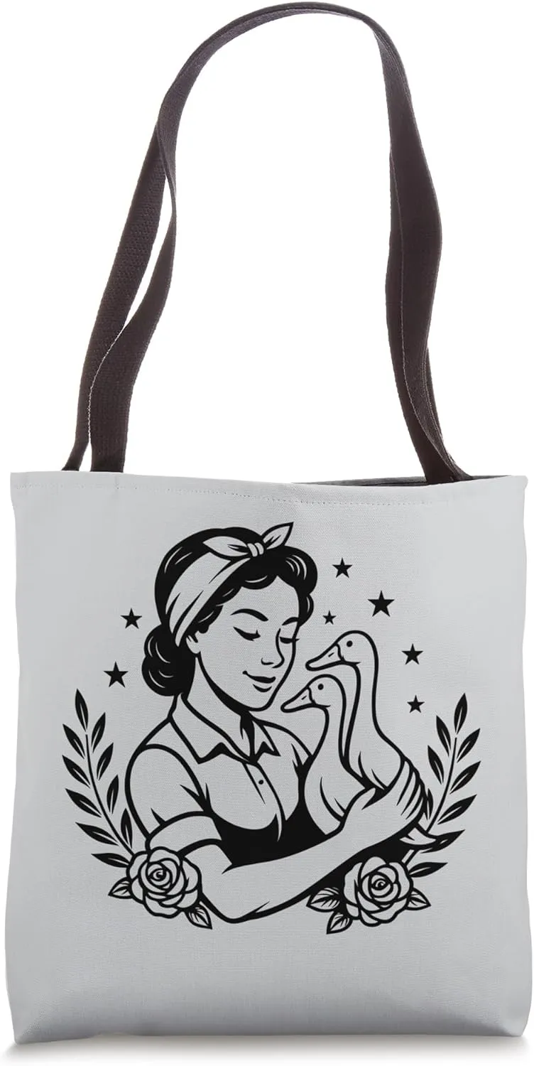 Runner Duck Mom Indian Runners Tote Bag