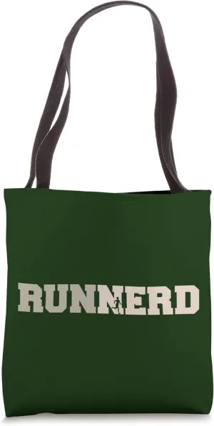 RUNNERD Running Enthusiast Jogger Endurance Runner Run Nerd Tote Bag