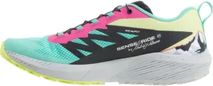 Salomon Womens Modern Trail-runners, Biscay Green/Phantom/Pink Glo, 8.5 US