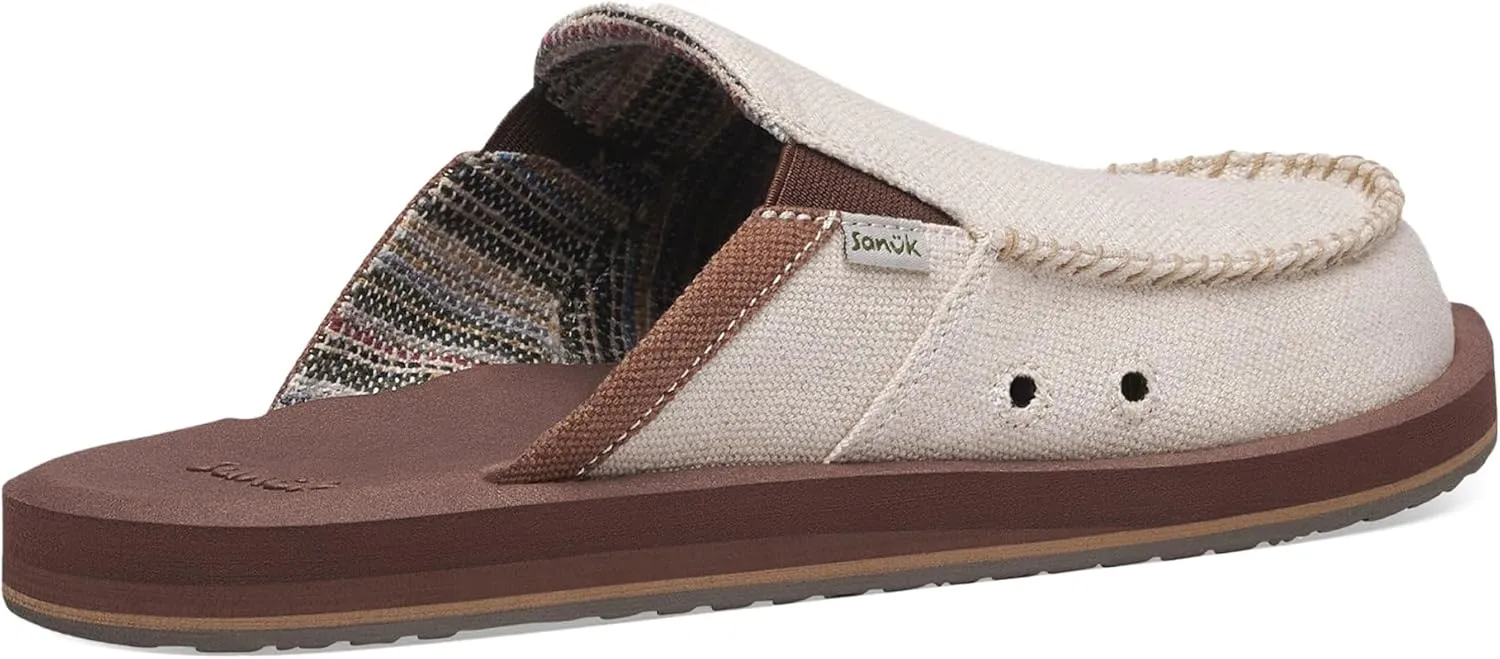 Sanuk Mens You Got My Back Loafers | Mens Shoes | Slip On Shoes for Men | Men's Slip-on Loafers | Memory Foam Footbed