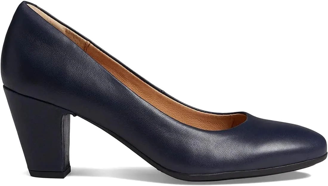 SHODENSE Women Vintage Chunky Kitten Heel Pumps Shoes Round Closed Toe Slip On Dress Sandals High Block Heels Formal Work Shoes Ladies Snakeksin Crocodile Suede Evening Party Shoe Retro 4-11 M US