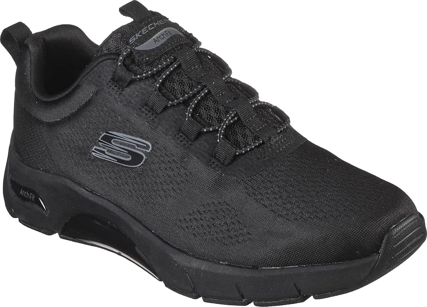 Skechers Men's Skech-Air Arch Fit Lace Up Shoe - Billo - Black - US 10