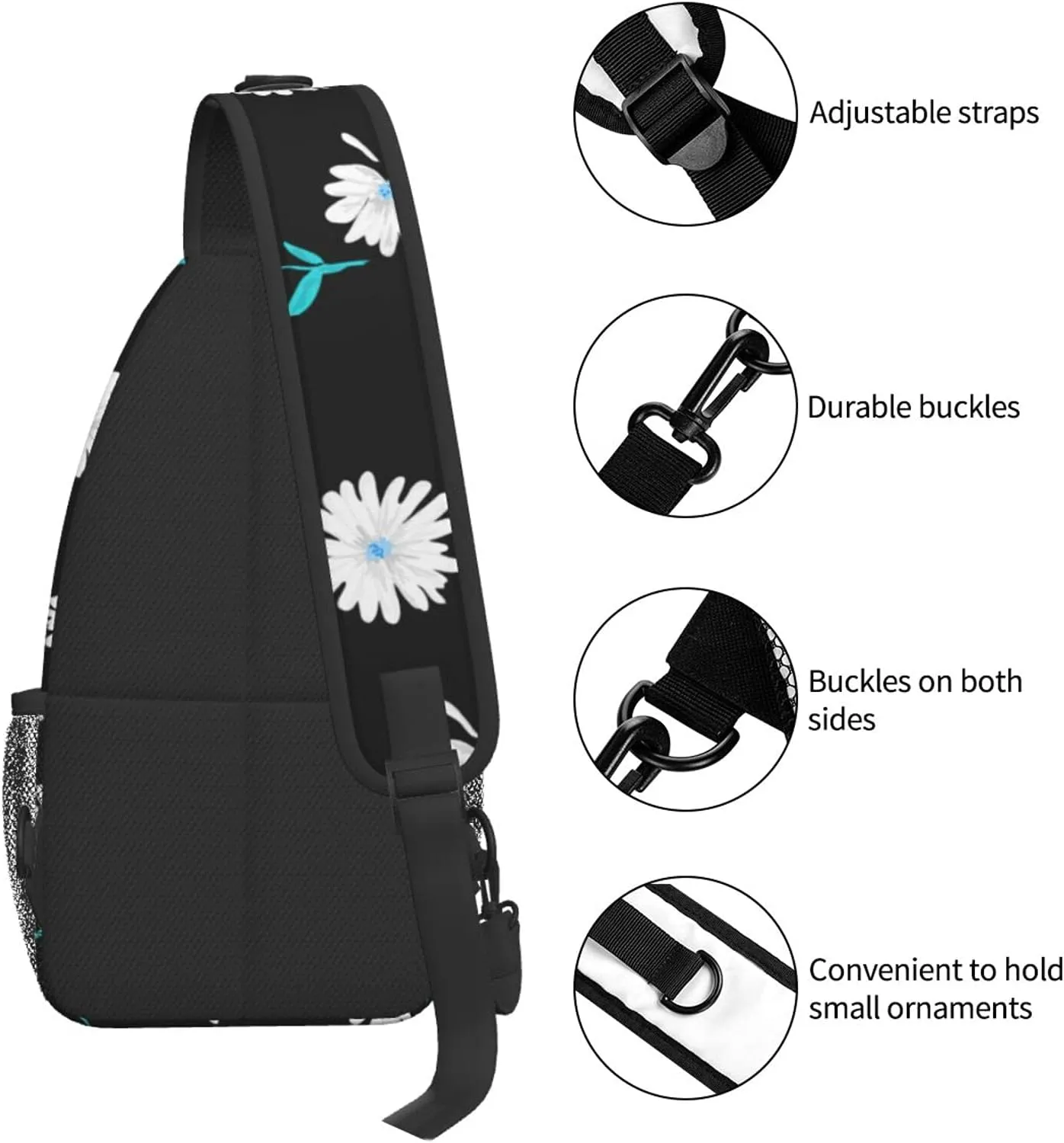 Sling Bag Women Men Backpack Crossbody Bag Travel Hiking Casual Sport Climbing Runners Daypack Waterproof