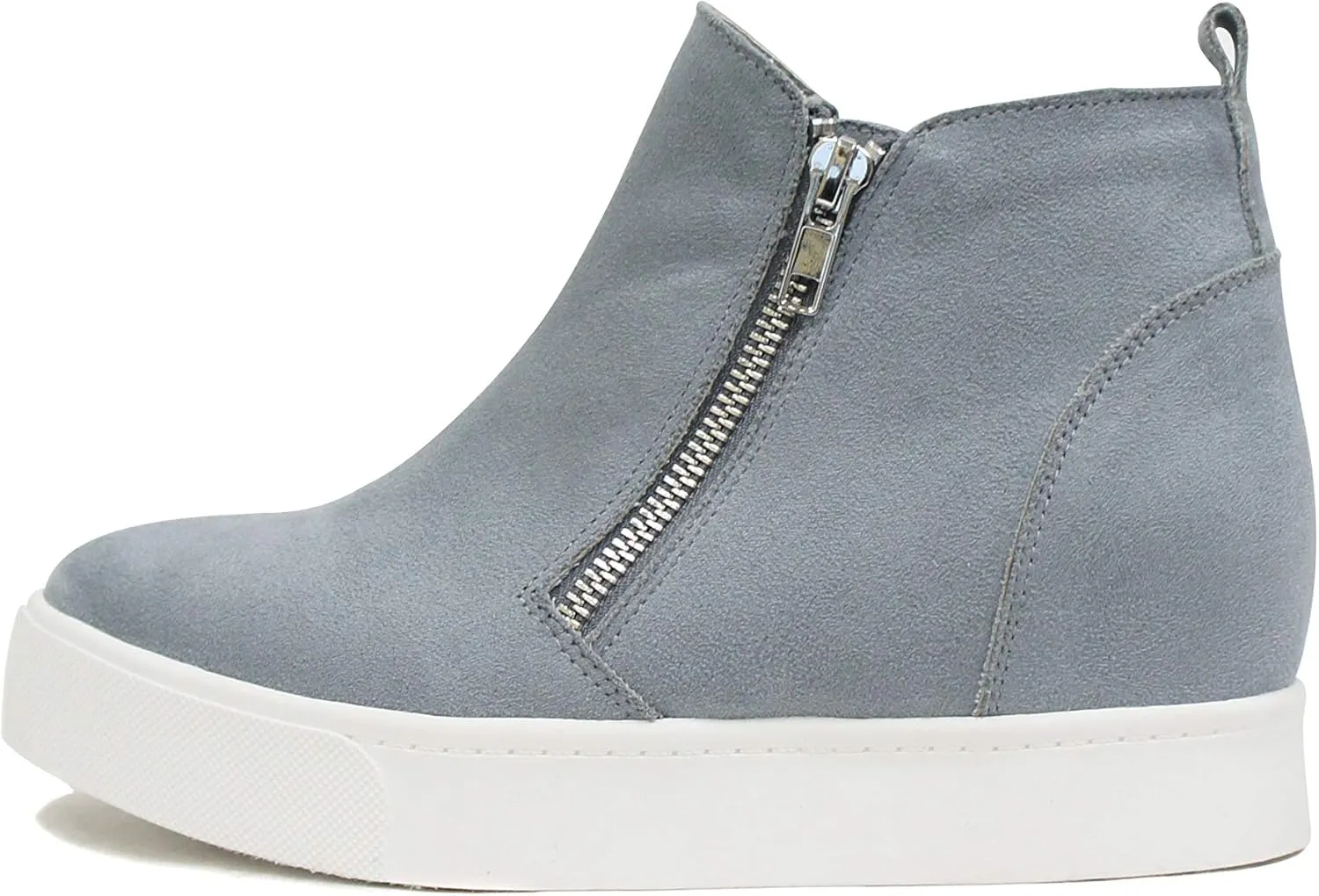 Soda Womens Taylor Nubuck Hight Top Slip On Fashion Sneakers