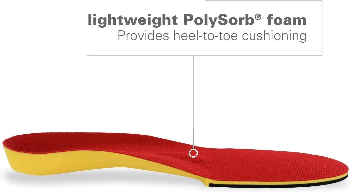 Spenco Polysorb Walker/Runner Athletic Insole Men's 12-13.5