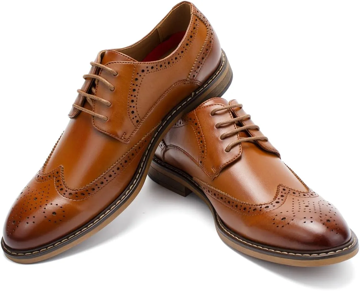 Temeshu Men's Dress Shoes Casual Oxford Shoes Business Formal Shoes