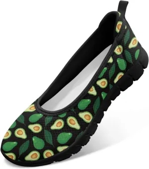 UNICEU Women's Slip On Casual Shoes Breathable Mesh Fashion Loafers Lightweight Non-Slip Comfort Walking Work Sneakers