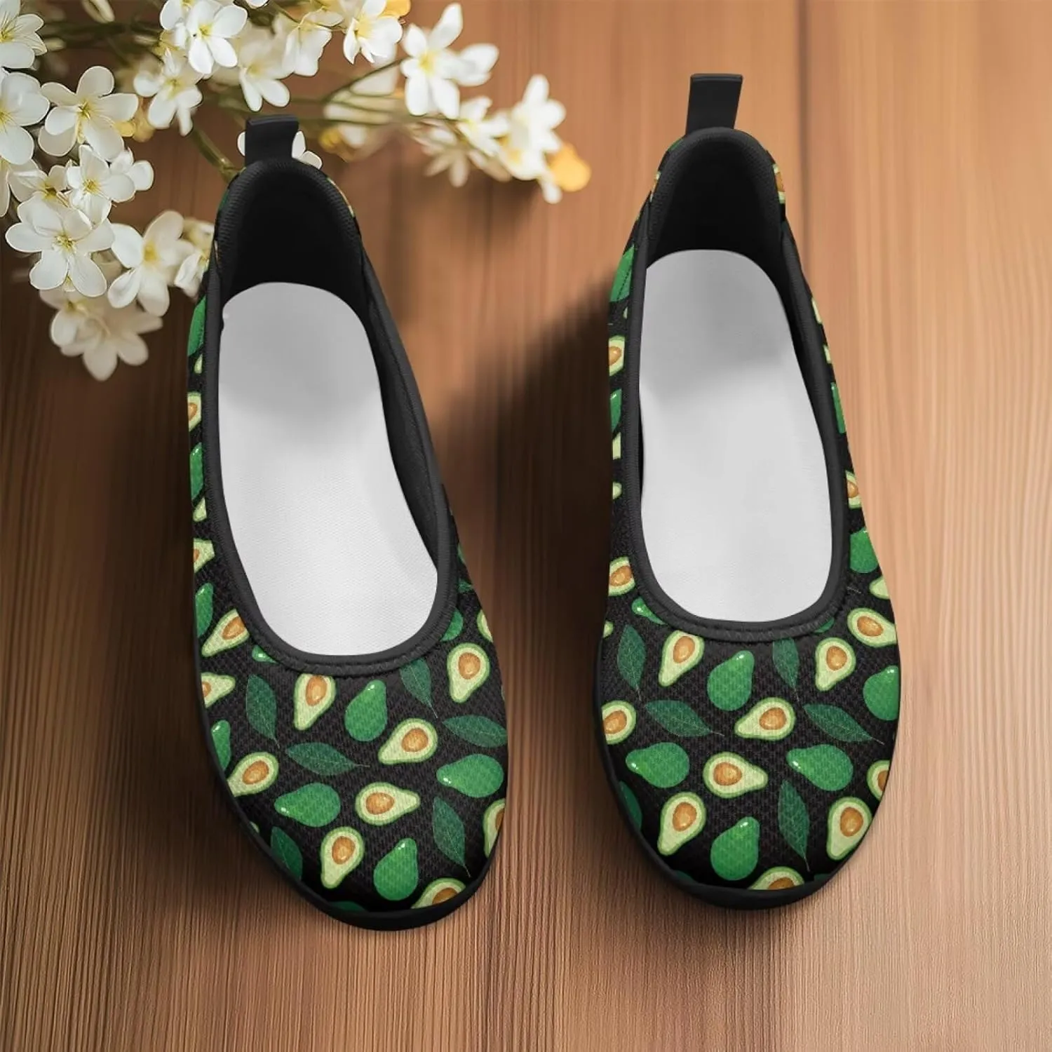 UNICEU Women's Slip On Casual Shoes Breathable Mesh Fashion Loafers Lightweight Non-Slip Comfort Walking Work Sneakers