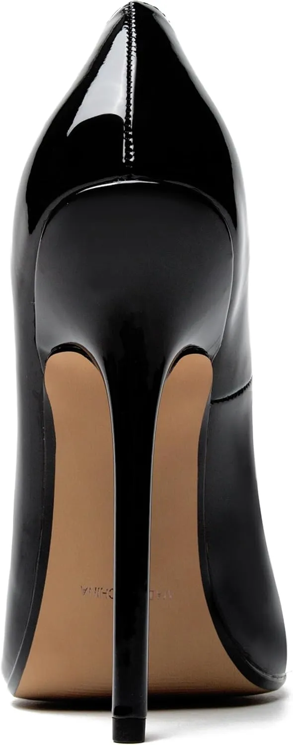 Unisex Men's Women's Round Toe High Heels Stiletto Pumps Dress Party Shoes