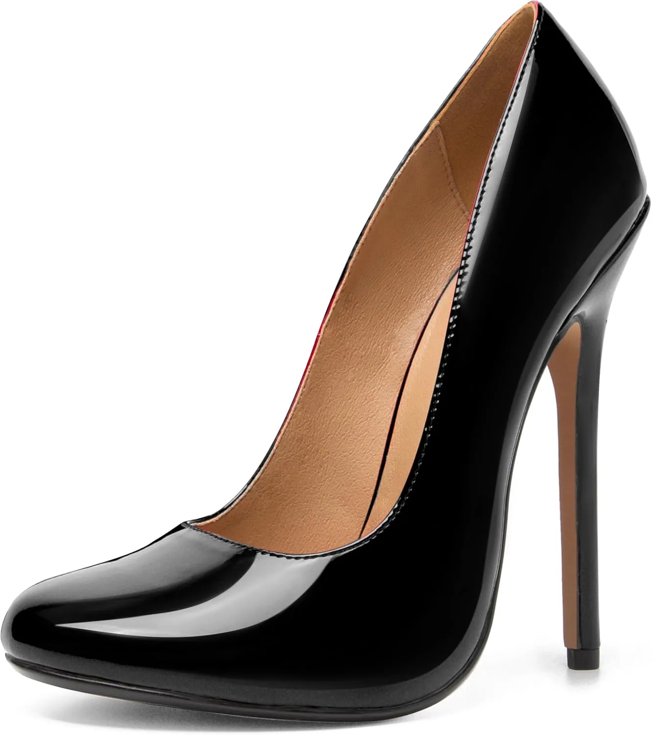 Unisex Men's Women's Round Toe High Heels Stiletto Pumps Dress Party Shoes