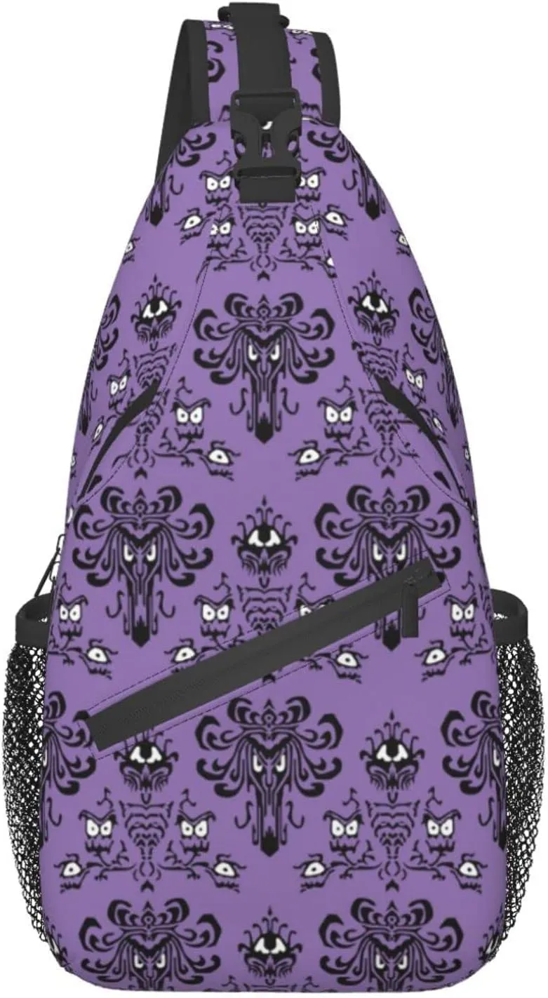 Unisex Sling Backpack Crossbody Shoulder Bags for Men Women Small Daypacks Chest Bag Hiking Travel Sport Climbing Runners
