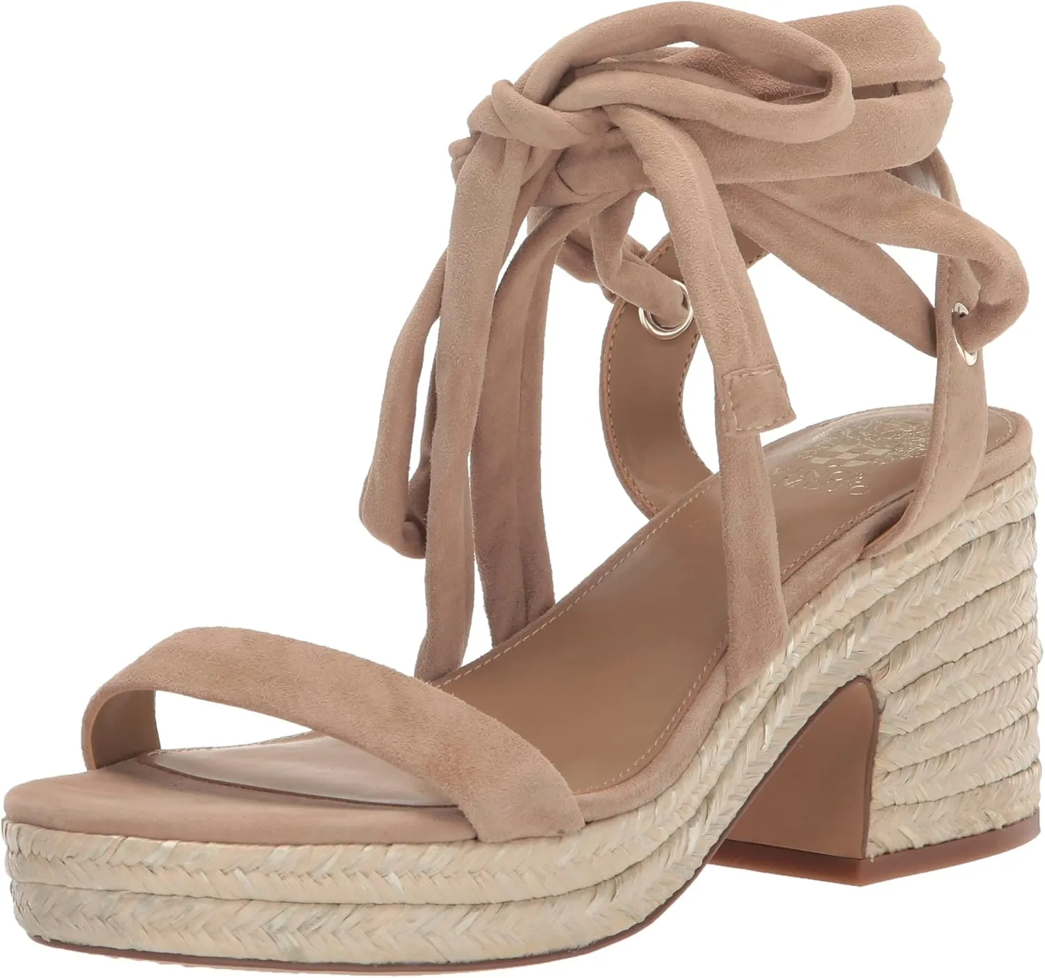 Vince Camuto Women's Roreka Lace Up Espadrille Sandal Wedge