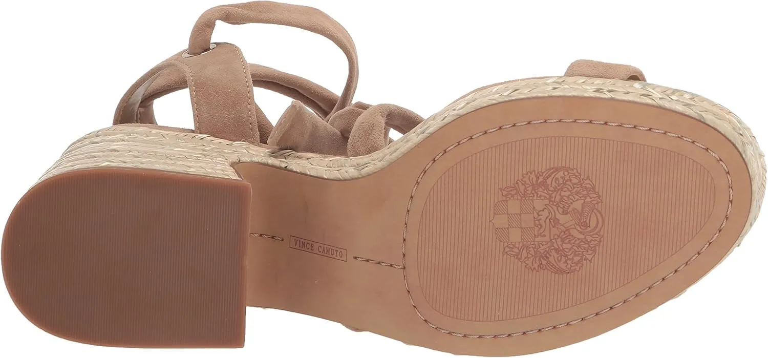 Vince Camuto Women's Roreka Lace Up Espadrille Sandal Wedge