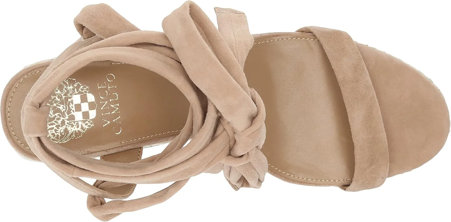 Vince Camuto Women's Roreka Lace Up Espadrille Sandal Wedge