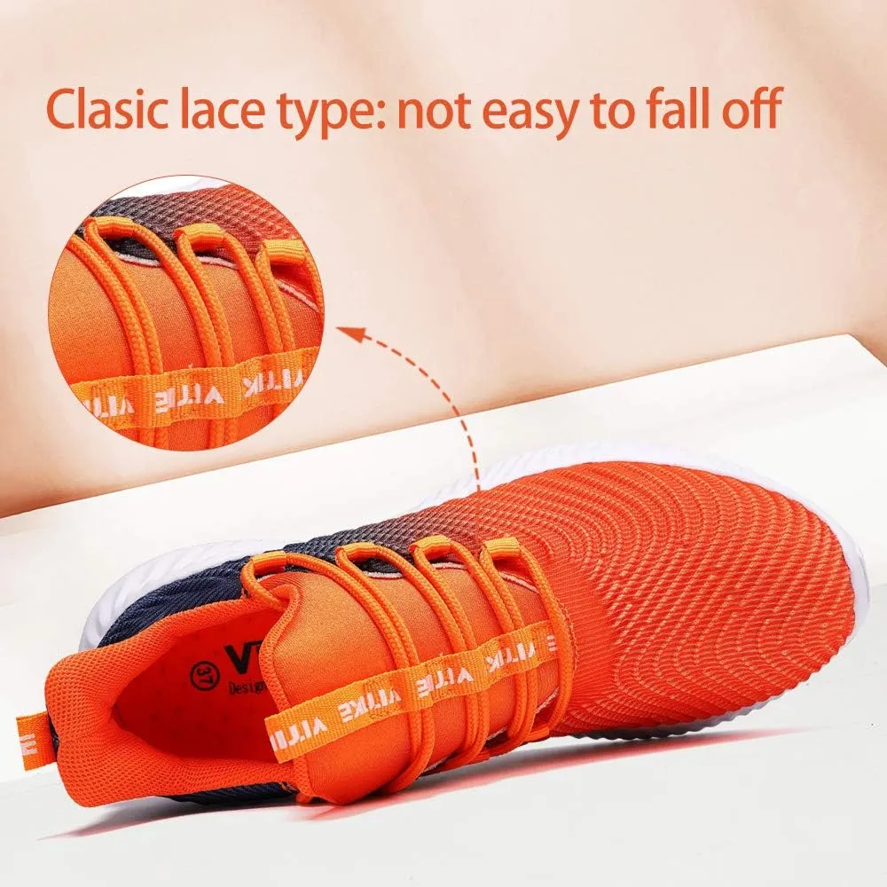 VITUOFLY Boys Sneakers Kids Running Shoes Girls Mesh Fitness Shoe Indoor Training Sneaker Lightweight Outdoor Sports Athletic Tennis Shoes for Little Kid/Big Kid