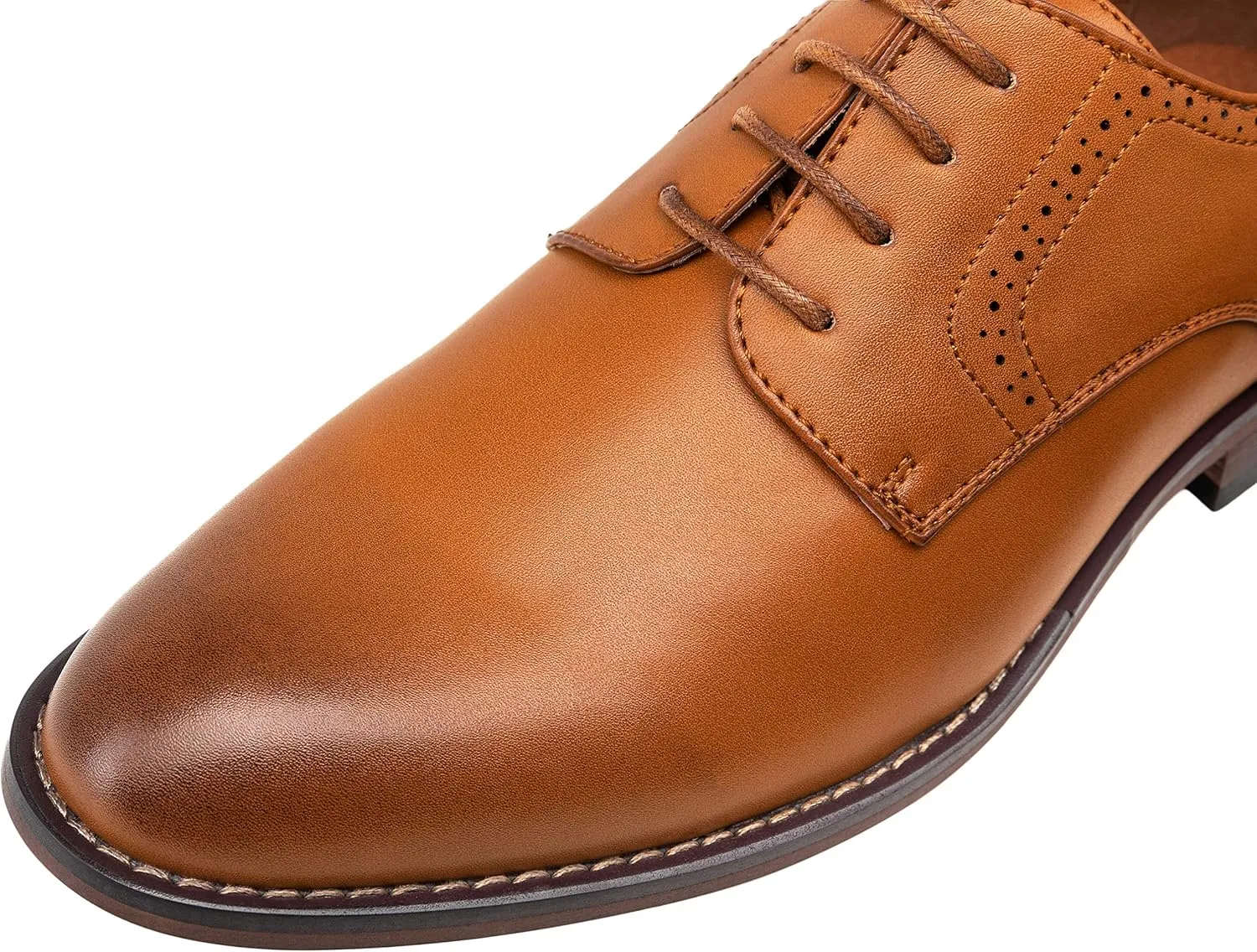 Vostey Men's Dress Shoes Classic Wingtip Brogue Men Oxfords