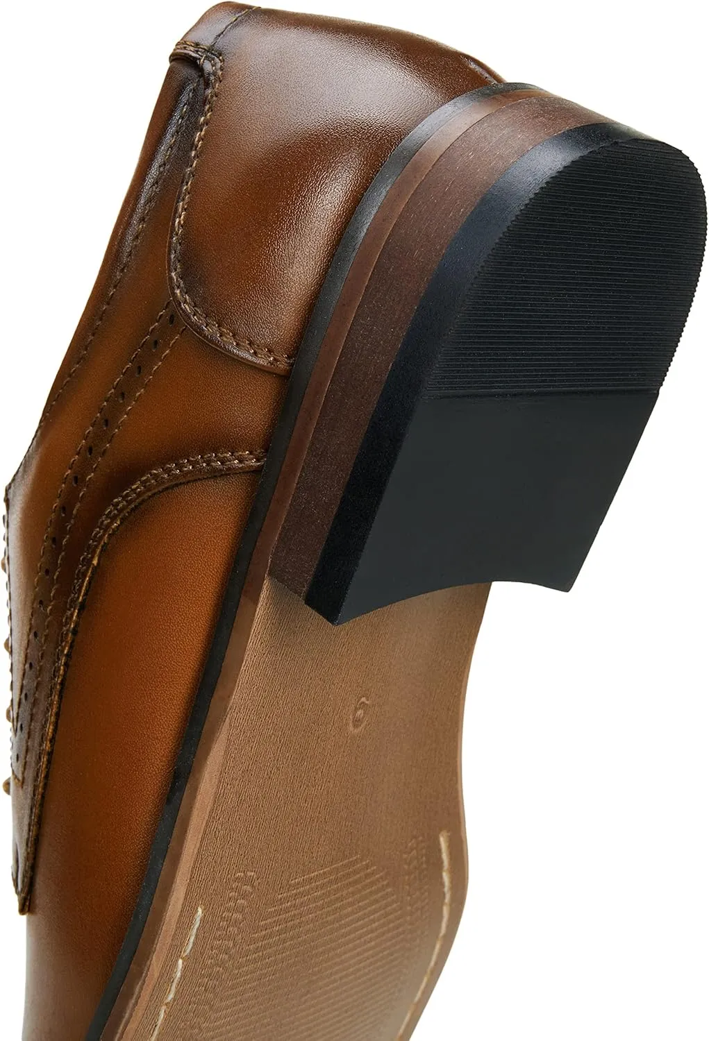 Vostey Men's Dress Shoes Classic Wingtip Brogue Men Oxfords