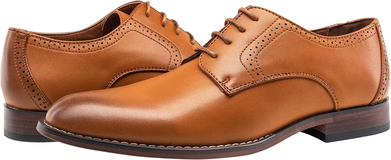 Vostey Men's Dress Shoes Classic Wingtip Brogue Men Oxfords