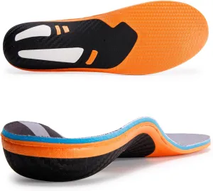 Walkomfy Plantar Fasciitis Insoles High Arch Support Shoe Inserts, Pain Relief Orthotics for Foot Pain,Flat Feet,Metatarsalgia, Work Boot Insoles for Men Women, All Day Support and Comfort