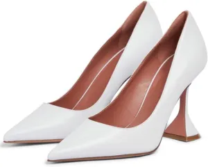 Women Formal Pointed Toe Pumps with Unique Geometric High Heels Sexy Stilettos Cute Evening Wedding Dress Fashion Outfits Shoes