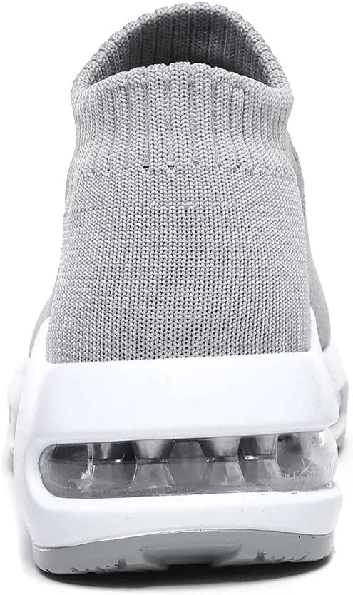 Women Knitted Upper Air Cushion Sole Lightweight Slip-On Sock Sneakers Casual Walking Shoes Doctor and Nurse Work Shoes