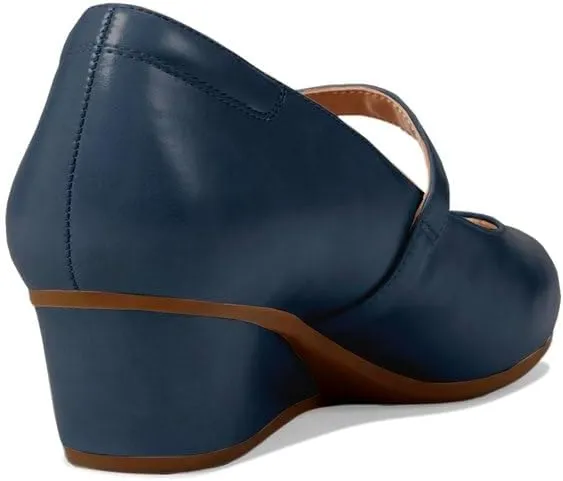 Women Wedge Heel Mary Janes Round Toe Ankle Strap Pumps Wedge Heels 2 inch Casual Wedged Mary Jane Shoes Matte Buckle Dress Wedges Sandals Office Ladies Wedding 4-11 M US