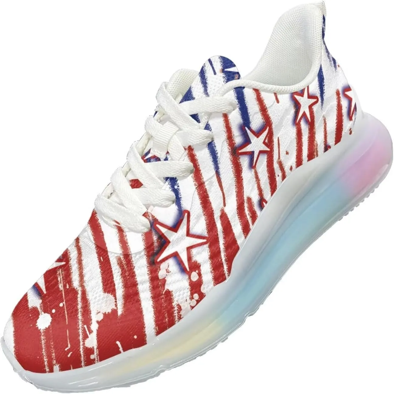 Women's Air Cushion Running Shoes Breathable Sports Tennis Sneakers Comfort Anti-Skid Casual Walking Shoes US 6-11