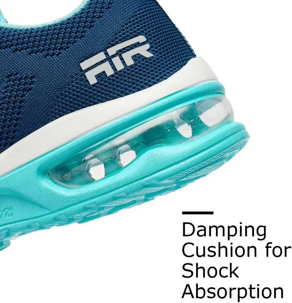 Womens Air Running Shoes Womens Walking Shoes Lightweight Women Sneakers Air Cushion Tennis Shoes for Gym Workout Sports