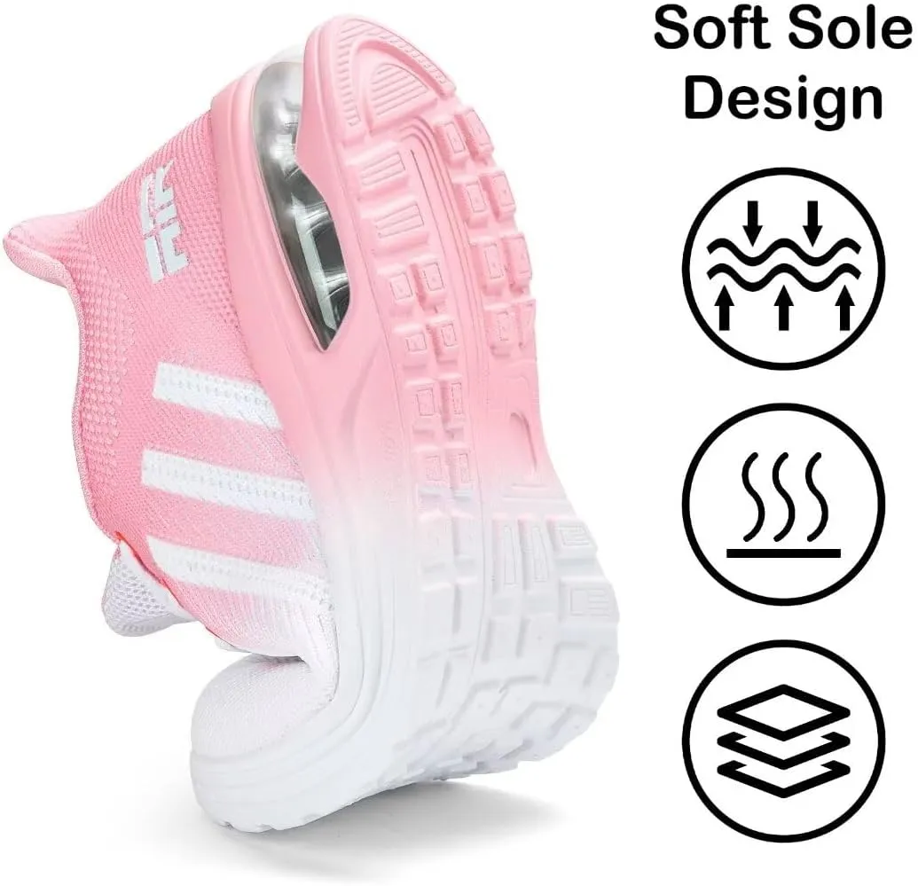 Womens Air Running Shoes Womens Walking Shoes Lightweight Women Sneakers Air Cushion Tennis Shoes for Gym Workout Sports