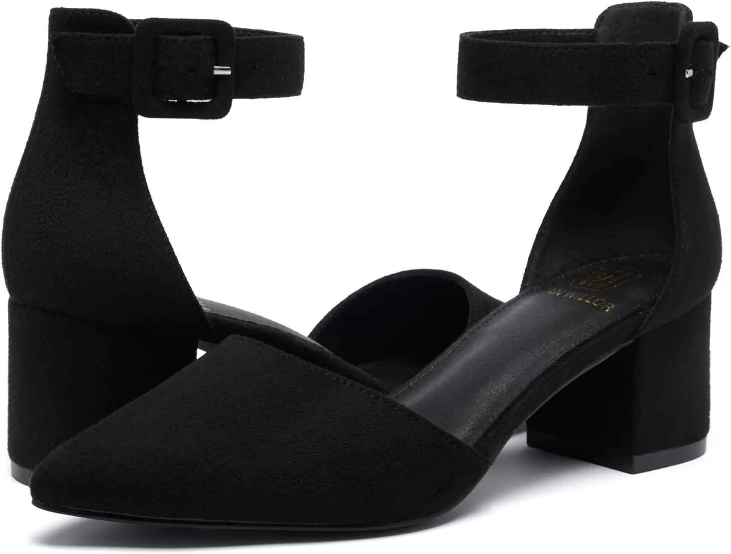 Women's Closed Toe Heel Pumps Low Chunky Block Comfortable Dress Work Shoes