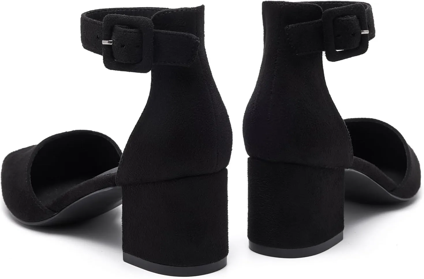 Women's Closed Toe Heel Pumps Low Chunky Block Comfortable Dress Work Shoes