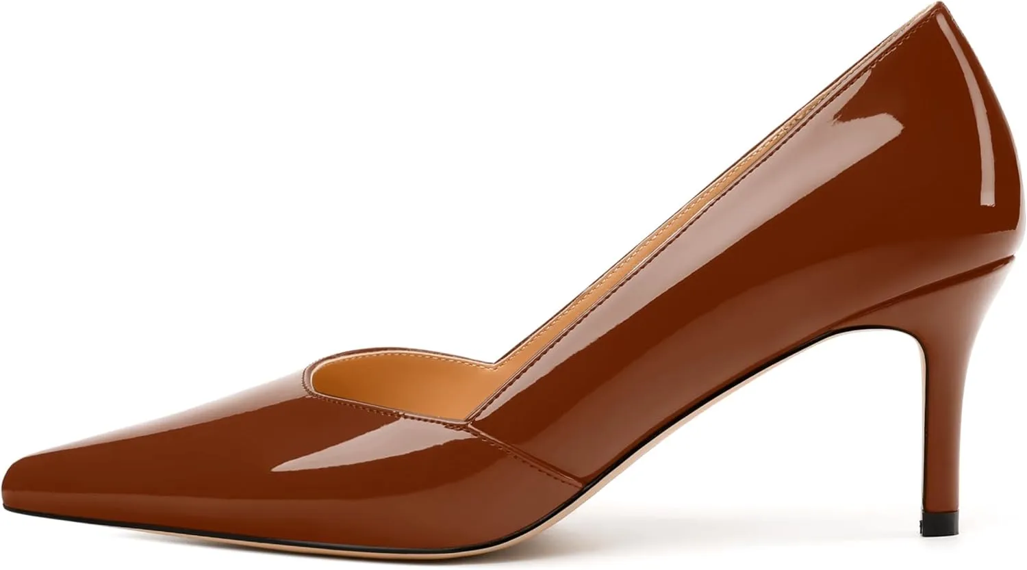 Women's Closed Toe High Stiletto Heels Dress Pointed Toe Daily Patent Pumps Shoes