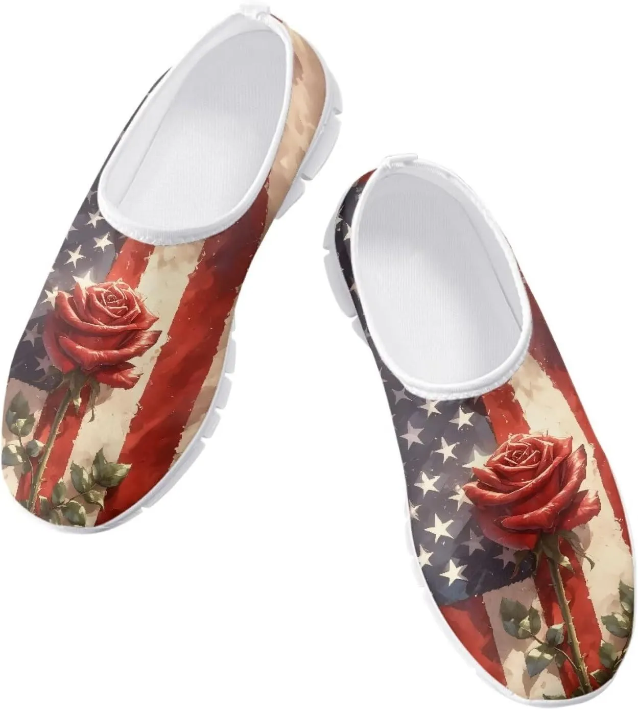 Women's Loafers Slip On Slip Shoe Casual Walking Shoes Non Slip Work Shoes Mesh Athletic Sneakers White Sole