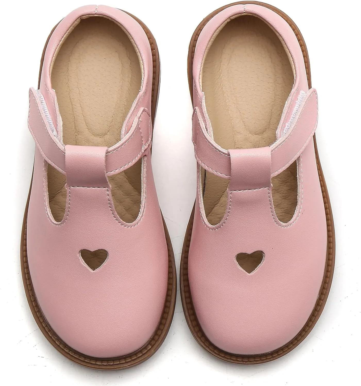 WUIWUIYU Girls Princess Oxfords Halloween Shoes T-Strap Casual Walking School Uniform Dress Mary Jane Flats
