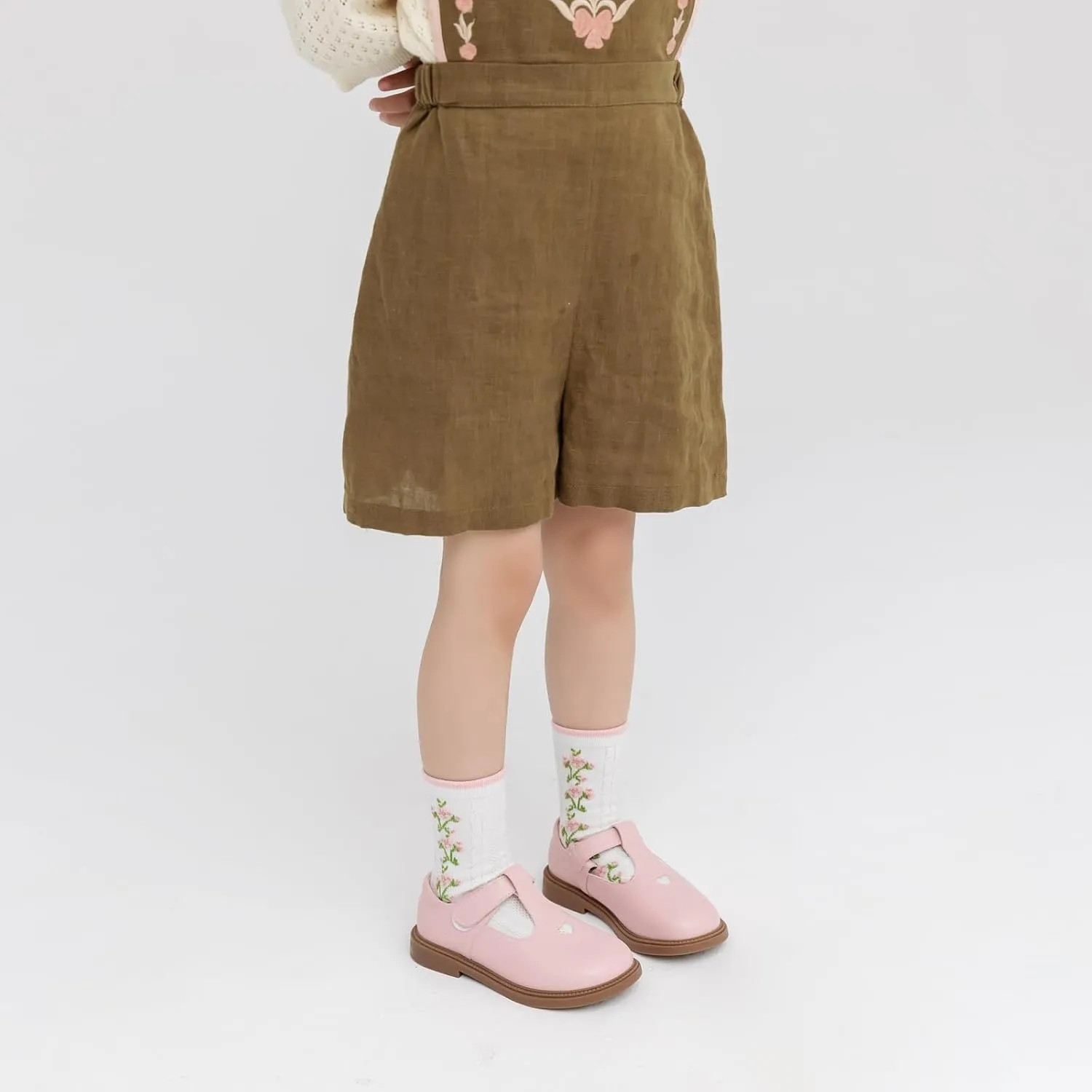 WUIWUIYU Girls Princess Oxfords Halloween Shoes T-Strap Casual Walking School Uniform Dress Mary Jane Flats