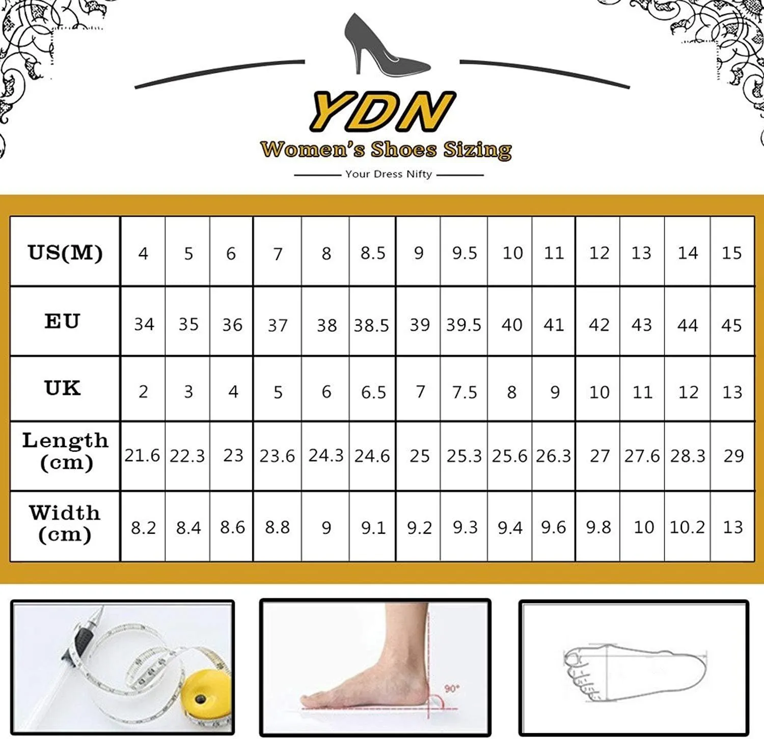 YDN Women T-Strap Pointed Toe Mid Kitten Heel Pumps Slingback Ankle Strap Sandals with Buckle Dress Office Shoes