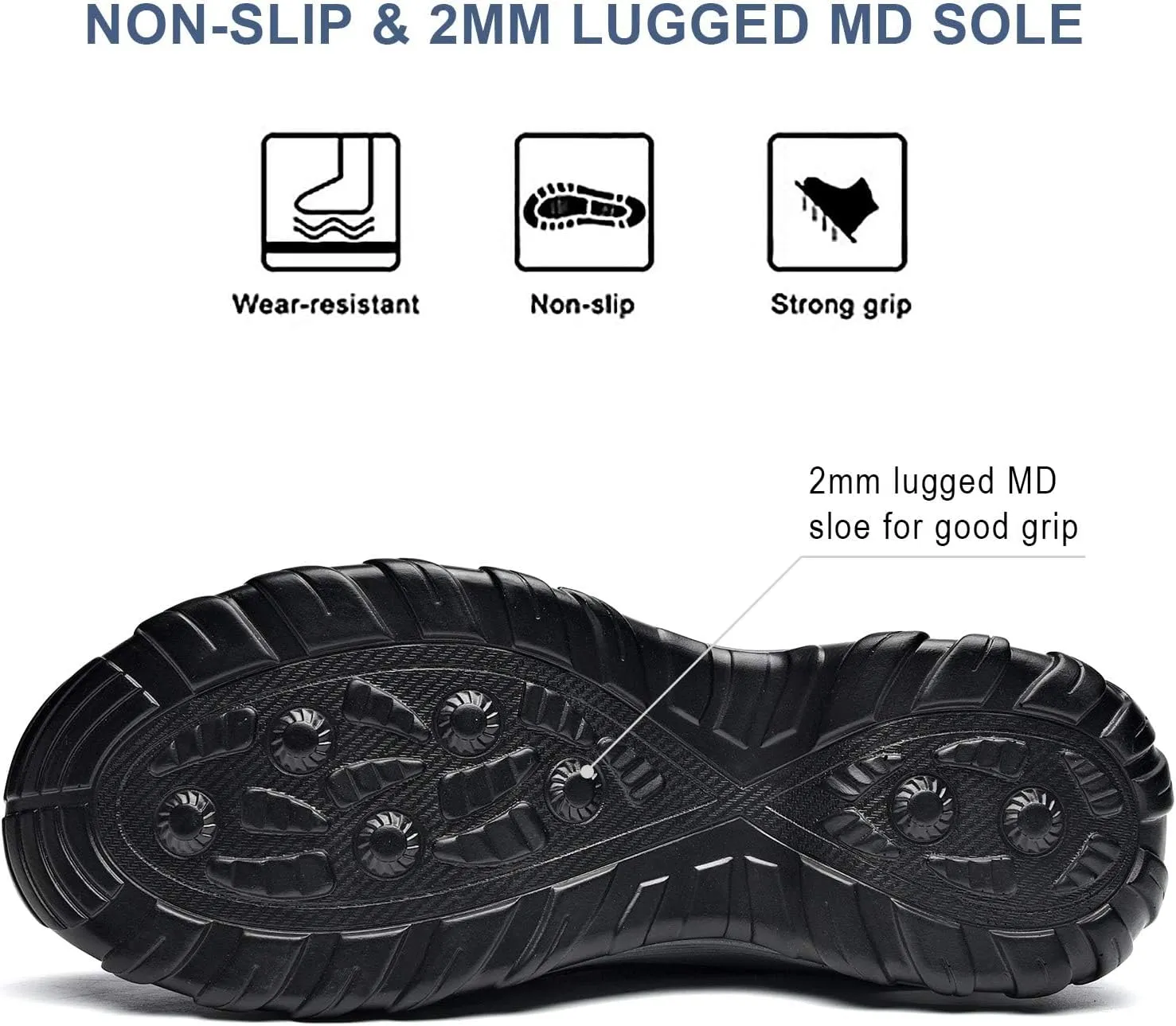ZZS Women's Walking Shoes Sock Sneakers Mesh Slip On Air Cushion Nurse Shoes Platform Loafers